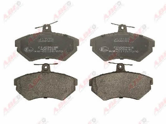 Тормозные колодки дисковые передние, комплект ABE C1W039ABE