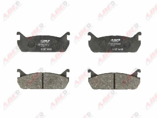 Тормозные колодки дисковые задние, комплект ABE C26001ABE