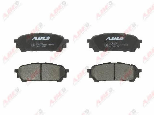 Тормозные колодки дисковые задние, комплект ABE C27003ABE