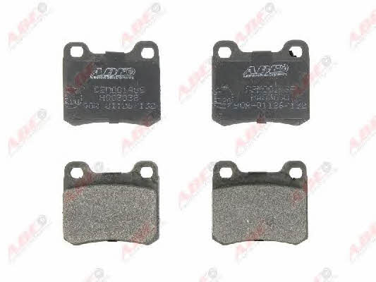 Тормозные колодки дисковые задние, комплект ABE C2M001ABE