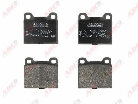 Тормозные колодки дисковые задние, комплект ABE C2M003ABE