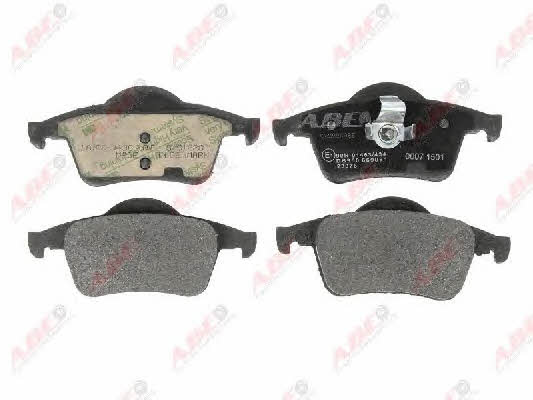 Тормозные колодки дисковые задние, комплект ABE C2V004ABE