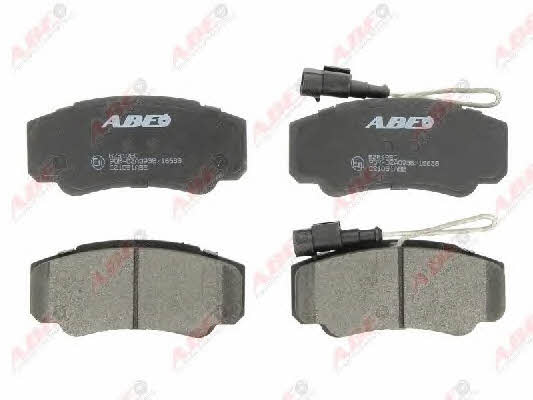 Тормозные колодки дисковые задние, комплект ABE C21051ABE