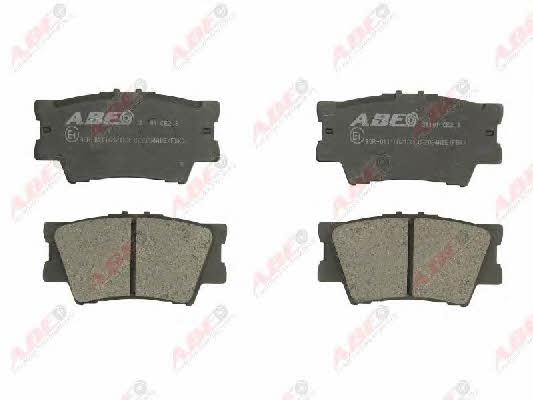 Тормозные колодки дисковые задние, комплект ABE C22034ABE