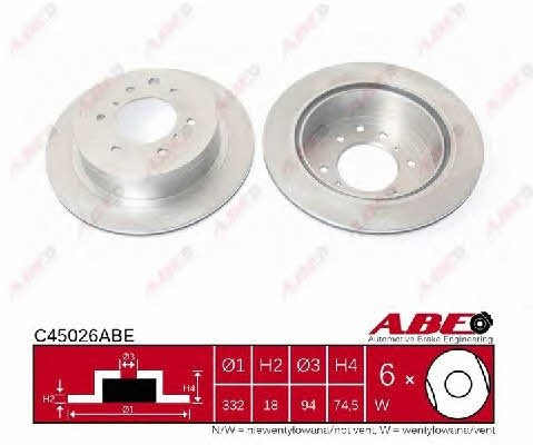 Купить ABE C45026ABE по низкой цене в Украине!
