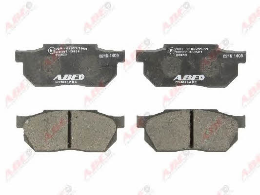 Тормозные колодки дисковые передние, комплект ABE C14014ABE
