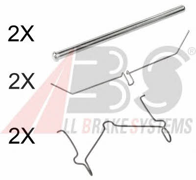 ABS 1701Q Комплект монтажный тормозных колодок 1701Q: Отличная цена - Купить в Украине на EXIST.UA! 1701Q ABS Комплект монтажный тормозных колодок