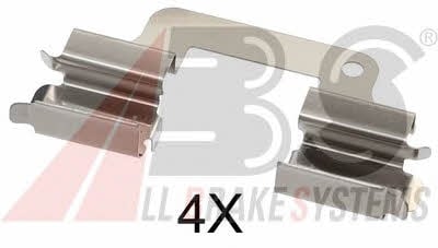 1740Q ABS Комплект монтажний гальмівних колодок