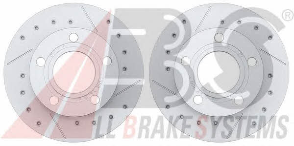ABS 16099S Диск гальмівний задній вентильований 16099S: Купити в Україні - Добра ціна на EXIST.UA!