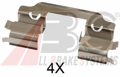Комплект монтажный тормозных колодок ABS 1648Q
