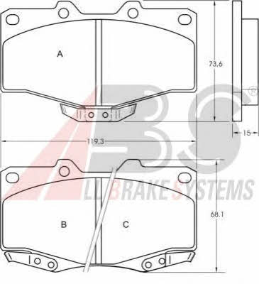 Купить ABS 36724 по низкой цене в Украине!