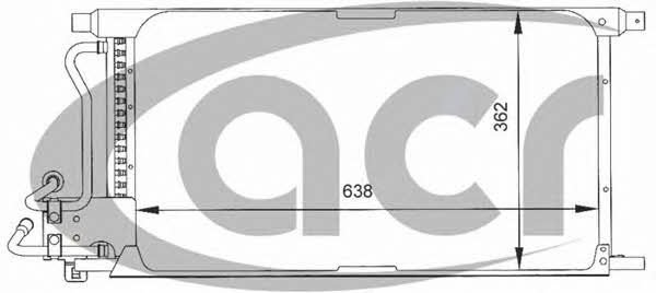 ACR 300059 Радіатор кондиціонера (Конденсатор) 300059: Купити в Україні - Добра ціна на EXIST.UA!