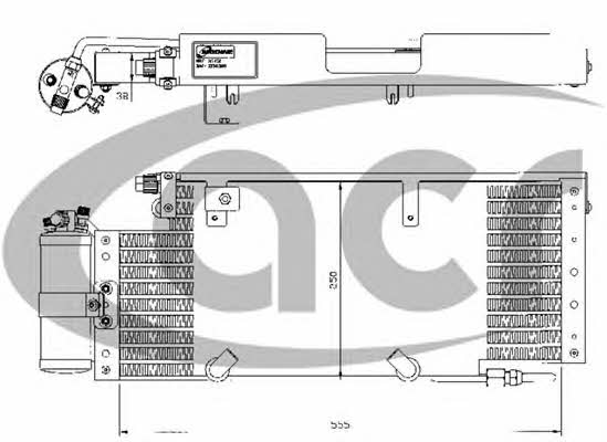 ACR 300497 Радіатор кондиціонера (Конденсатор) 300497: Купити в Україні - Добра ціна на EXIST.UA!