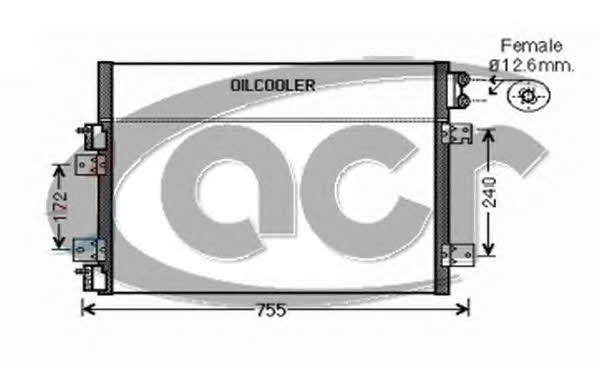 ACR 300672 Радіатор кондиціонера (Конденсатор) 300672: Купити в Україні - Добра ціна на EXIST.UA!