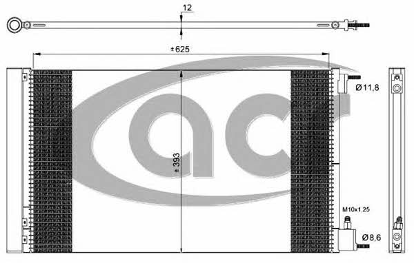 ACR 300701 Радіатор кондиціонера (Конденсатор) 300701: Купити в Україні - Добра ціна на EXIST.UA!