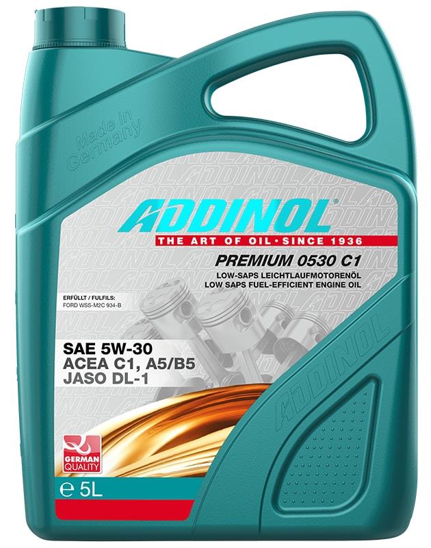 Addinol 4014766241306 Моторна олива Addinol Premium 0530 C1 5W-30, 5л 4014766241306: Купити в Україні - Добра ціна на EXIST.UA!