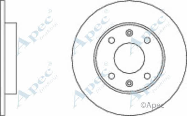 APEC braking DSK182 Диск гальмівний DSK182: Купити в Україні - Добра ціна на EXIST.UA!