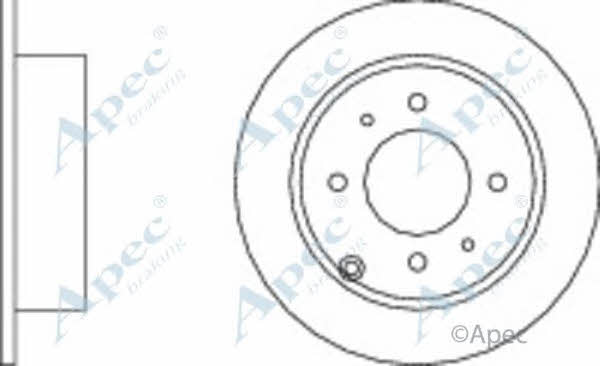 APEC braking DSK2191 Диск гальмівний DSK2191: Купити в Україні - Добра ціна на EXIST.UA!