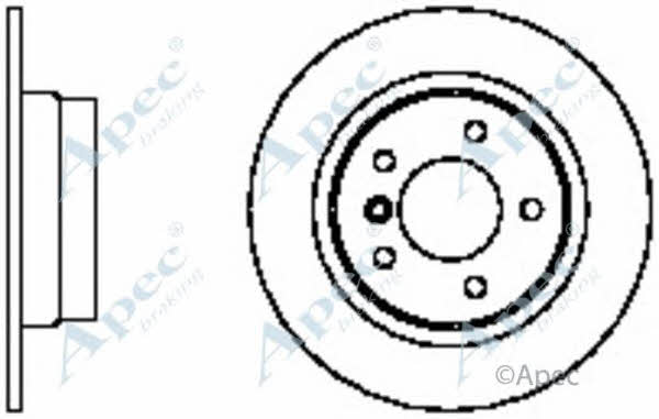 APEC braking DSK2295 Диск гальмівний DSK2295: Купити в Україні - Добра ціна на EXIST.UA!