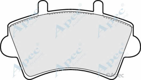 APEC braking PAD1204 Гальмівні колодки, комплект PAD1204: Купити в Україні - Добра ціна на EXIST.UA!