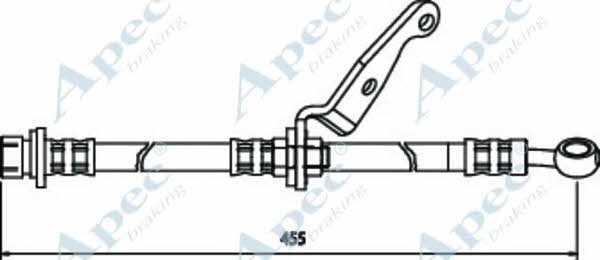 APEC braking HOS3516 Гальмівний шланг HOS3516: Купити в Україні - Добра ціна на EXIST.UA!