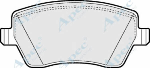 APEC braking PAD1312 Гальмівні колодки, комплект PAD1312: Купити в Україні - Добра ціна на EXIST.UA!