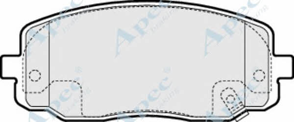 APEC braking PAD1458 Гальмівні колодки, комплект PAD1458: Купити в Україні - Добра ціна на EXIST.UA!