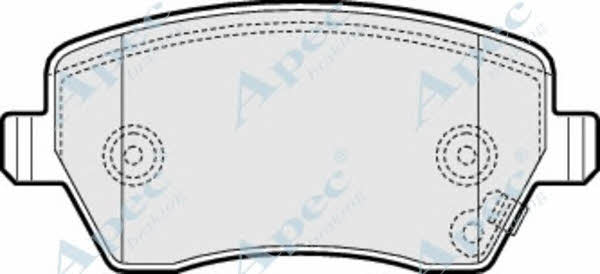 APEC braking PAD1466 Гальмівні колодки, комплект PAD1466: Купити в Україні - Добра ціна на EXIST.UA!