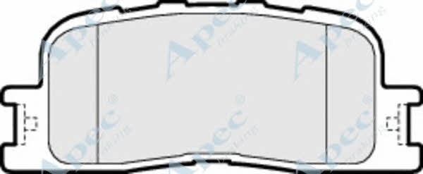APEC braking PAD1471 Гальмівні колодки, комплект PAD1471: Купити в Україні - Добра ціна на EXIST.UA!