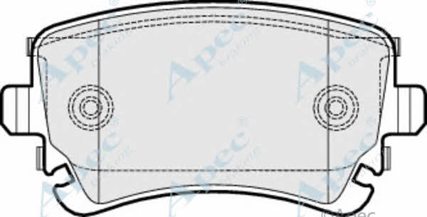 APEC braking PAD1529 Гальмівні колодки, комплект PAD1529: Купити в Україні - Добра ціна на EXIST.UA!