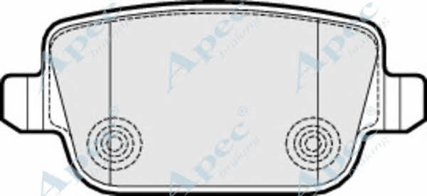 APEC braking PAD1532 Гальмівні колодки, комплект PAD1532: Купити в Україні - Добра ціна на EXIST.UA!