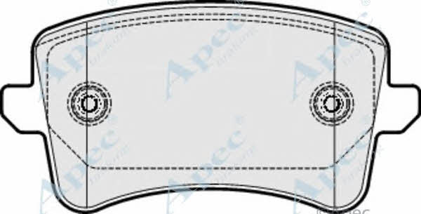 APEC braking PAD1655 Гальмівні колодки, комплект PAD1655: Купити в Україні - Добра ціна на EXIST.UA!