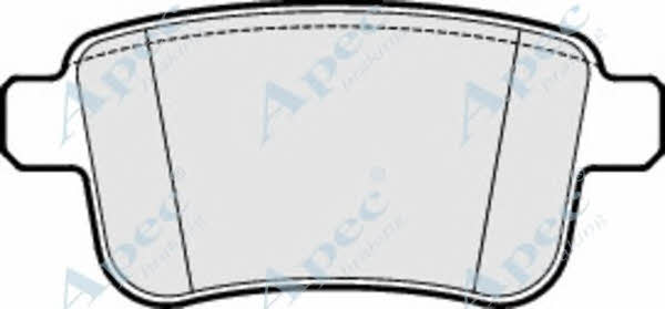 APEC braking PAD1657 Гальмівні колодки, комплект PAD1657: Приваблива ціна - Купити в Україні на EXIST.UA!