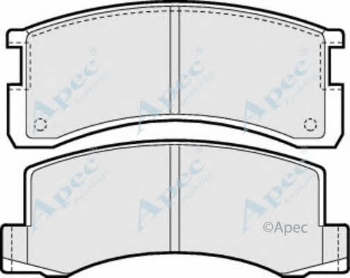 APEC braking PAD637 Гальмівні колодки, комплект PAD637: Купити в Україні - Добра ціна на EXIST.UA!