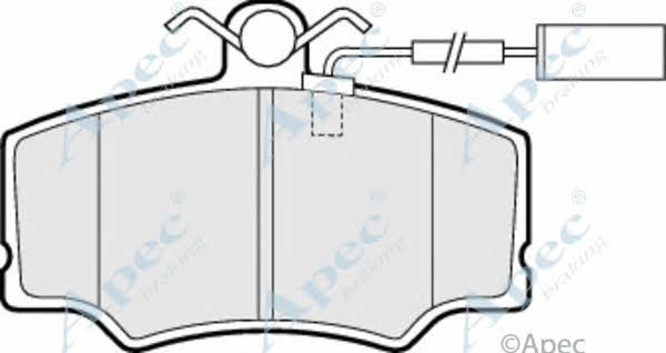 APEC braking PAD691 Гальмівні колодки, комплект PAD691: Купити в Україні - Добра ціна на EXIST.UA!