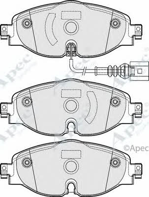 APEC braking PAD1902 Гальмівні колодки, комплект PAD1902: Купити в Україні - Добра ціна на EXIST.UA!