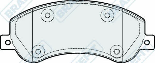 APEC braking PD3093 Гальмівні колодки, комплект PD3093: Купити в Україні - Добра ціна на EXIST.UA!