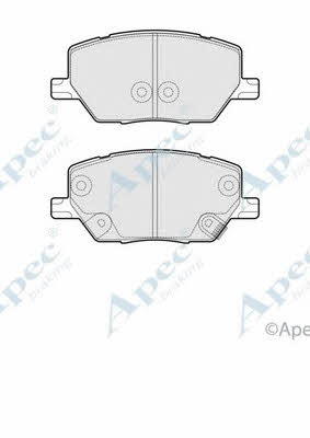 APEC braking PAD2065 Гальмівні колодки, комплект PAD2065: Купити в Україні - Добра ціна на EXIST.UA!