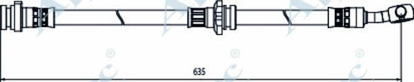 APEC braking HOS4056 Гальмівний шланг HOS4056: Купити в Україні - Добра ціна на EXIST.UA!