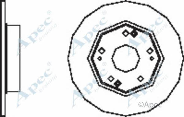 APEC braking DSK2547 Диск гальмівний DSK2547: Купити в Україні - Добра ціна на EXIST.UA!