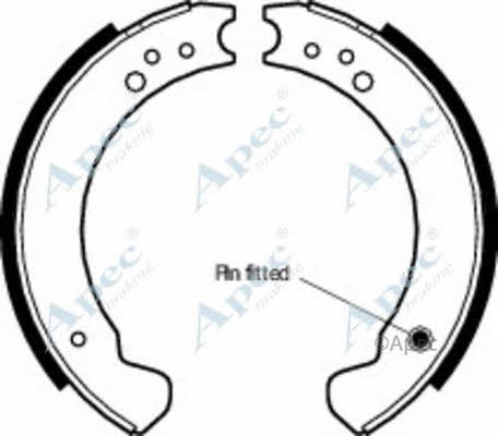 APEC braking SHU267 Колодки гальмівні барабанні, комплект SHU267: Купити в Україні - Добра ціна на EXIST.UA!