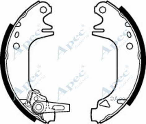 APEC braking SHU340 Колодки гальмівні барабанні, комплект SHU340: Купити в Україні - Добра ціна на EXIST.UA!