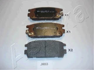 510HH03 Ashika Тормозные колодки дисковые, комплект