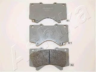 5002272 Ashika Тормозные колодки дисковые, комплект