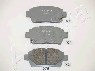 5002275 Ashika Гальмівні колодки, комплект