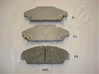 5004492 Ashika Тормозные колодки дисковые, комплект