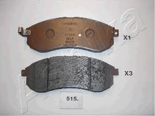 5005515 Ashika Тормозные колодки дисковые, комплект