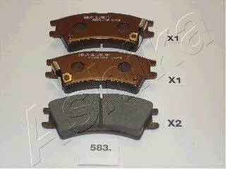 5005583 Ashika Тормозные колодки дисковые, комплект