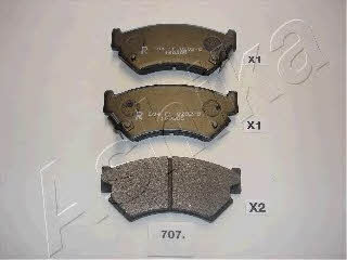 5007707 Ashika Тормозные колодки дисковые, комплект
