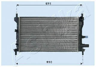 Ashika RDA053060 Радіатор охолодження двигуна RDA053060: Купити в Україні - Добра ціна на EXIST.UA!